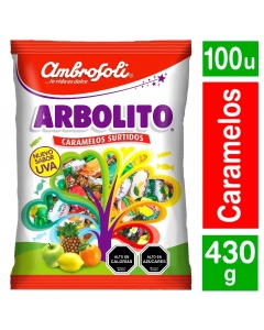Arbolitos Caramelos Surtidos 100 UND 430 GR