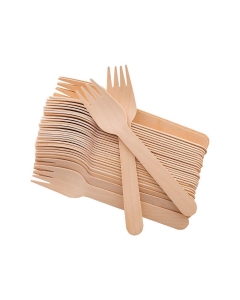 Tenedores de Madera Ecológicos 17 CM 100 UND