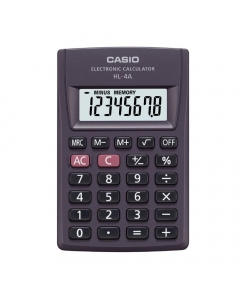 Calculadora de Bolsillo 8 Dígitos Negra HL-4A