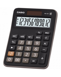 Calculadora de Mesa 12 Dígitos Negra MX-12B