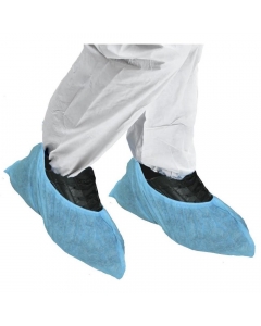 Cubre Calzado de Polietileno Azul 100 UND