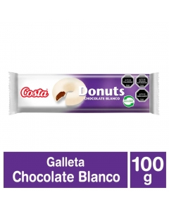 Galleta Donuts Chocolate Blanco 100 GR