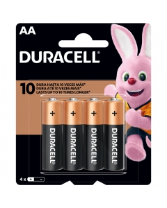 Pilas AA Alcalinas 1.5V 4 UND
