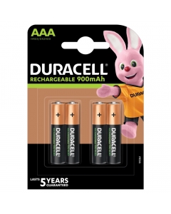 Pilas AAA Recargables 900 mAh Pack 4 UND