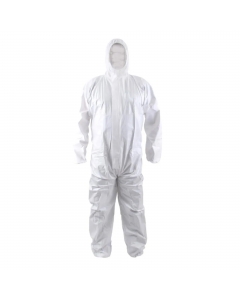 Overol Buzo Desechable Laminado Blanco