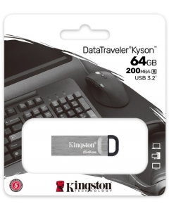 Pendrive USB 3.2 Flashdrive DataTraveler Kyson de 64GB