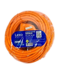 Alargador Simple Naranjo 10A 2P + T - 20 MT