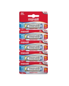 Pilas AA Alcalinas 1.5V Maximum Power 5 UND