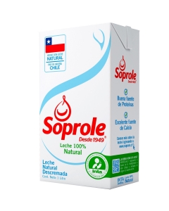 Leche Blanca Natural Descremada 1 LT