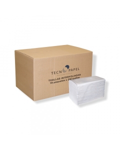Toalla de Papel Interfoliada H/S Blanca 250 HJS x 18 Pqtes