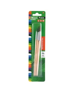 Set Pinceles Redondos N° 2 - 6 - 10