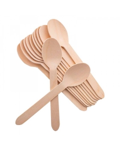 Cucharas de Madera Ecológicas 17 CM 100 UND