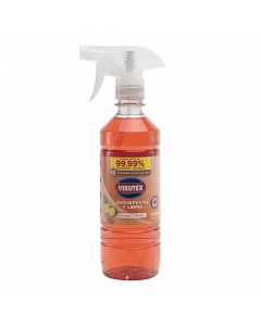 Limpiador Multiuso de Superficies con Desinfectante 500 ML con Gatillo - Aroma Cítrico