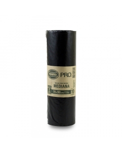 Bolsas de Basura Negro Rollo 10 UND 70 x 90 CM (Espesor 24 µm)