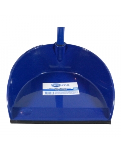 Pala de Basura con Mango Metálico color Azul